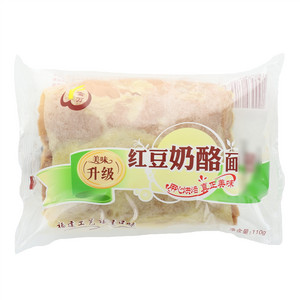 富万红豆奶酪面包