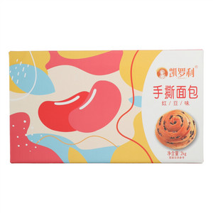凯罗利红豆味手撕面包