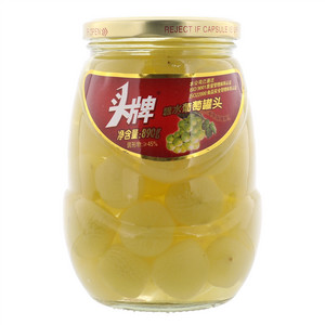 头牌糖水葡萄罐头