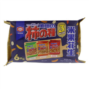 KAMEDA亀田製菓3种口味米果花生