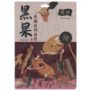 黑果香辣卤烤面筋