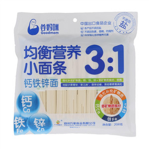 谷妈咪均衡营养小面条钙铁锌面