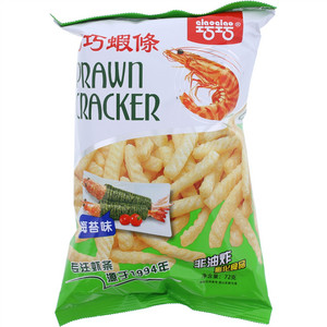 巧巧海苔味虾条