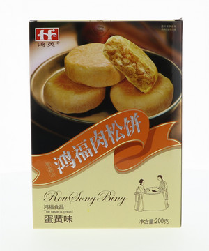 200g鸿福肉松饼（蛋黄味）