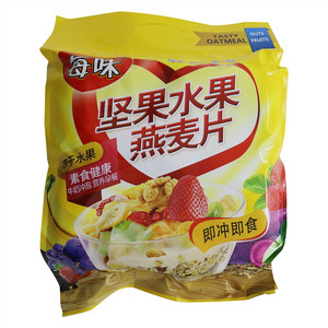 每味即冲即食坚果水果燕麦片
