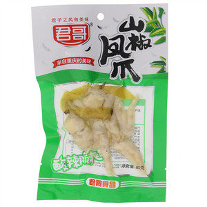 80g山椒凤爪