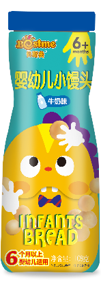 Bestme贝斯美牛奶味婴幼儿小馒头