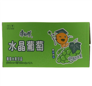 康师傅水晶葡萄1L×12入