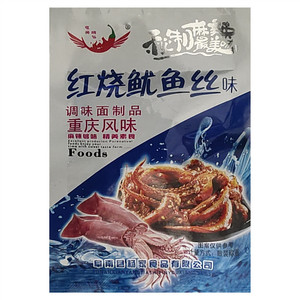 忠亮腾飞红烧鱿鱼丝味调味面制品
