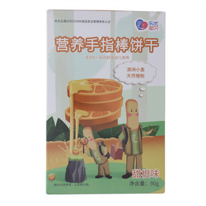 乐优宝贝甜橙味营养手指棒饼干