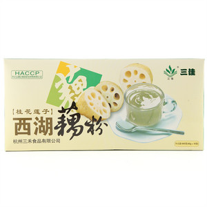三佳桂花莲子西湖藕粉（盒）640g