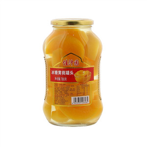 佳汁园正宗烟台黄桃冰糖罐头