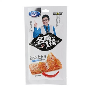 贤哥名嘴1哥红烧素鱼片109克