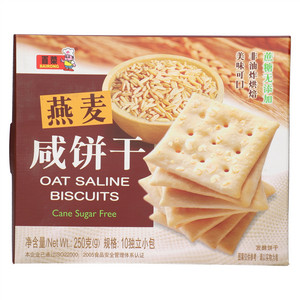 百荣燕麦咸饼干