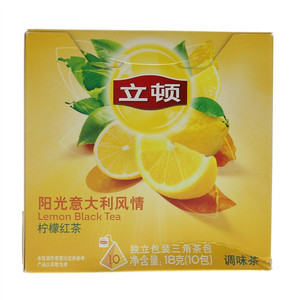 立顿阳光意大利风情柠檬红茶S10 24X10X1.8G