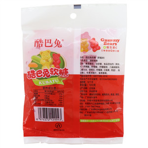 酷巴兔草莓味软糖