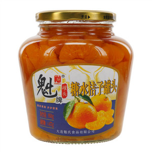 魁牌糖水橘子罐头