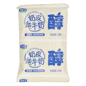 君乐宝奶皮纯牛奶