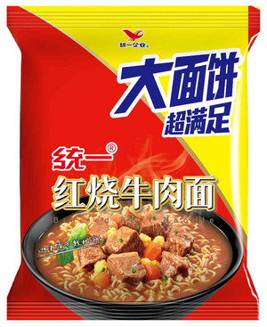 统一100红烧牛肉面-大面饼（袋面）