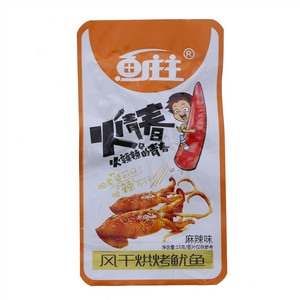 鱼庄主麻辣味风干烘烤鱿鱼