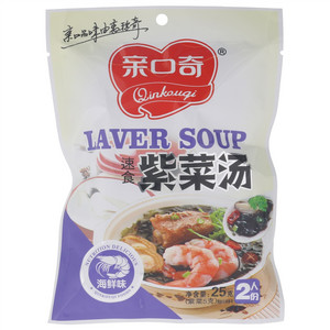 亲口奇速食紫菜汤（海鲜味）