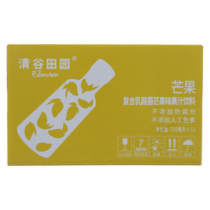 清谷田园复合乳酸菌芒果味果汁饮料