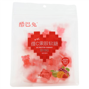 酷巴兔草莓味维C果胶软糖