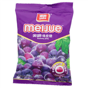 雅客葡萄味美嚼橡皮糖