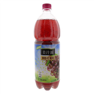 美汁源爽粒红葡萄水果饮料