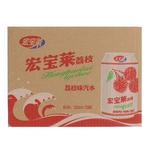 宏宝莱荔枝味汽水