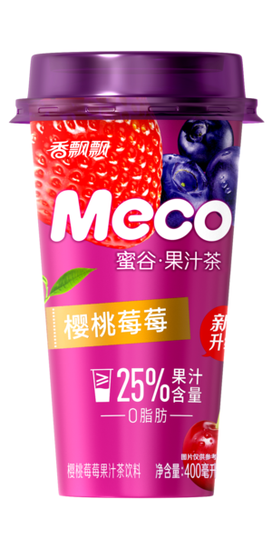 香飘飘MeCo樱桃莓莓果汁茶饮料