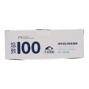 田牧悠致纯牛奶口味冰淇淋