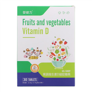 婴健力果蔬维生素D凝胶糖果
