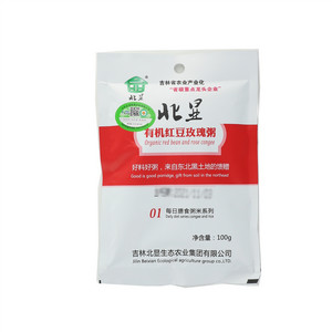 北显有机红豆玫瑰粥
