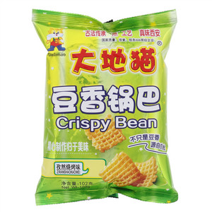 大地猫孜然烧烤味豆香锅巴
