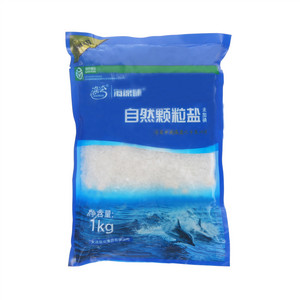 海湾海原味自然颗粒盐未加碘