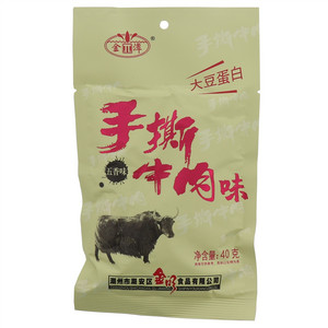 金潭五香味手撕牛肉味大豆蛋白