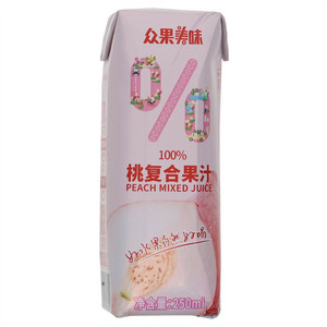 众果美味100%桃复合果汁