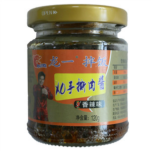 龙一香辣味XO手撕肉酱罐头