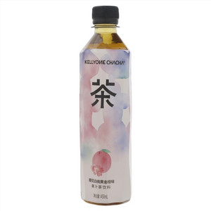 kellyone chacha樱花白桃黄金桂味果汁茶饮料