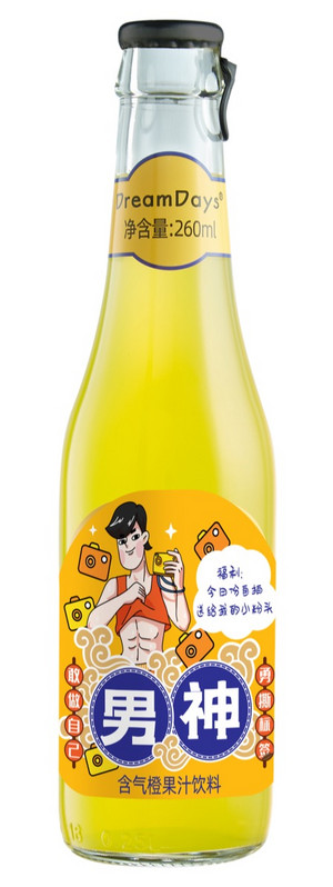 乳果那年含气橙果汁饮料