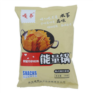 嘎弟韩式辣白菜味能量锅锅巴