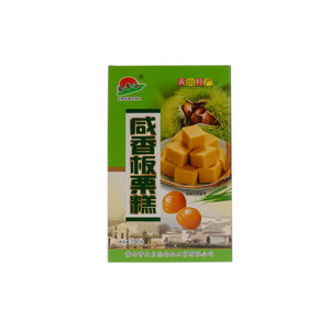 翡翠谷黄山特产咸香板栗糕