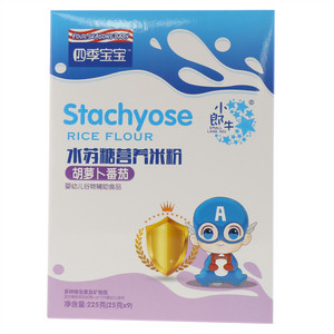 四季宝宝胡萝卜番茄水苏糖营养米粉
