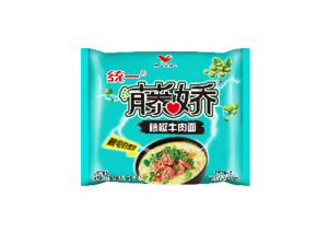 统一藤娇藤椒牛肉面袋面