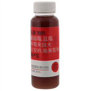 乐源TOP壹品SUPER CHOICE树莓蓝莓混合果汁饮料