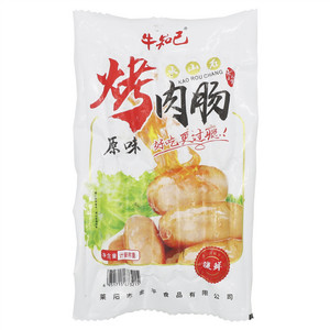牛知己烤肉肠原味(速冻生制)