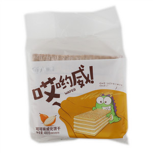 华宝可可味威化饼干
