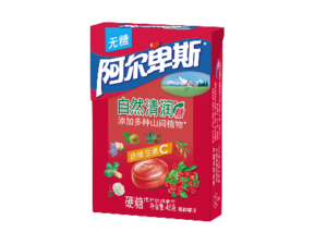 阿尔卑斯蔓越莓味自然清润糖