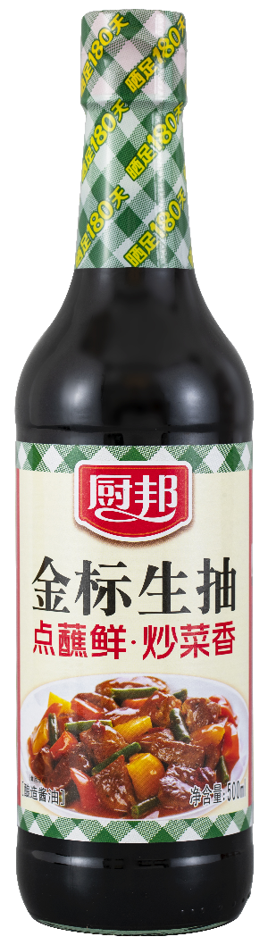 500ml厨邦金标生抽